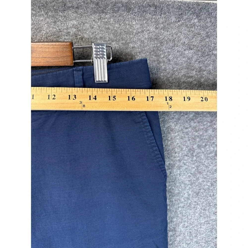 Tory Burch Navy Blue‎ Straight Leg Stretch Pants Womens Size 8 Career Trousers